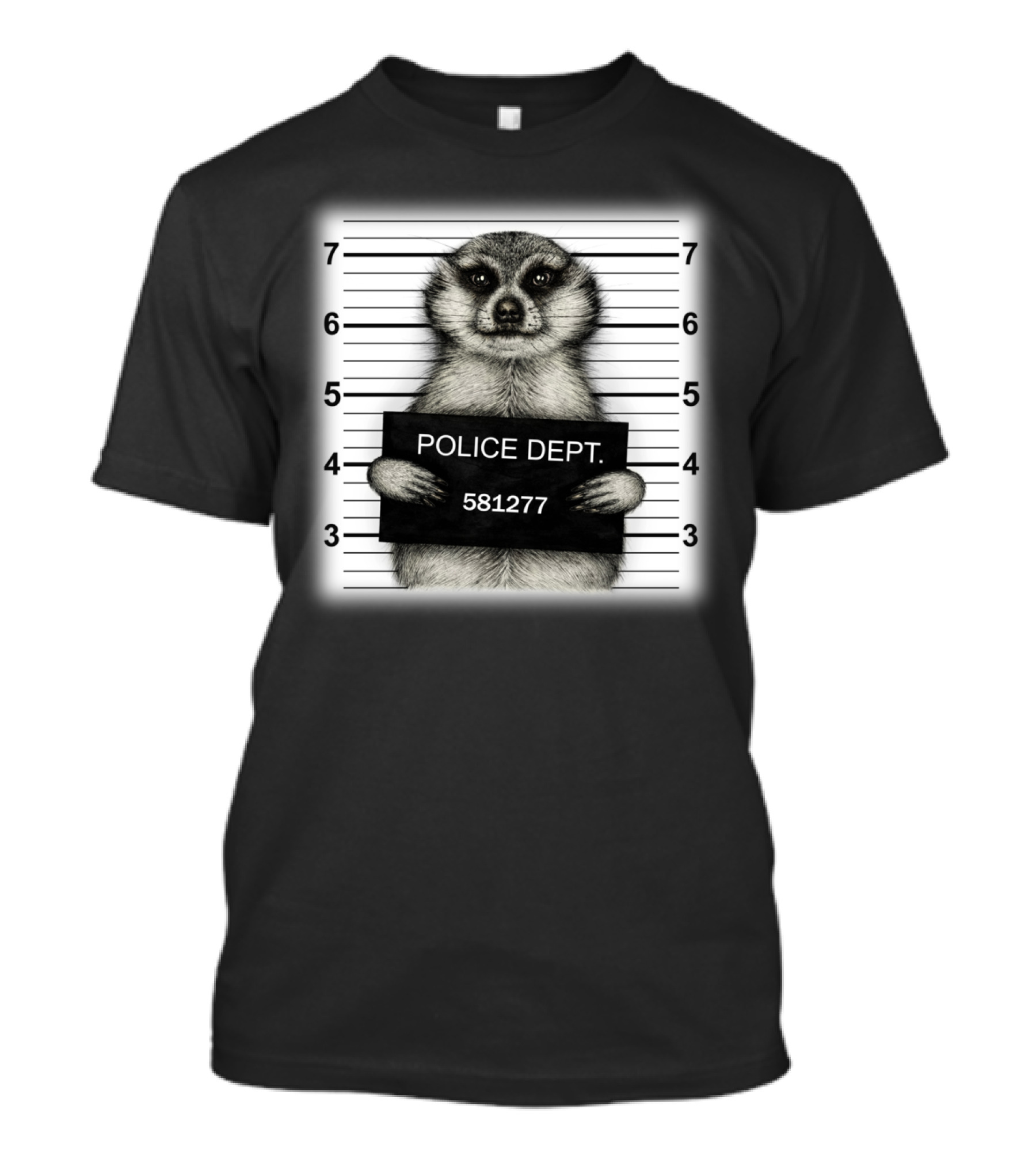 Meerkat Police Dept Mugshot 581277 T-Shirt
