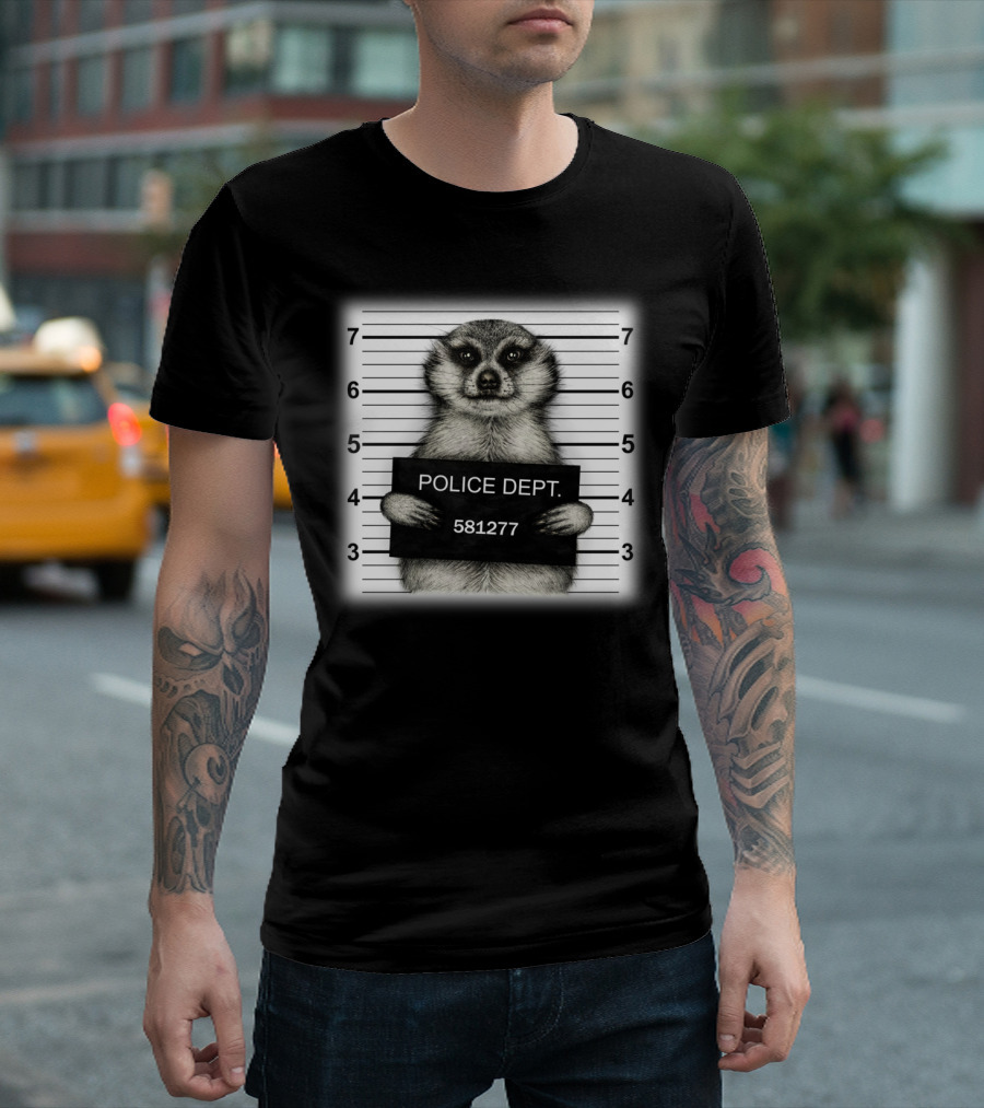 Meerkat Police Dept Mugshot 581277 T-Shirt