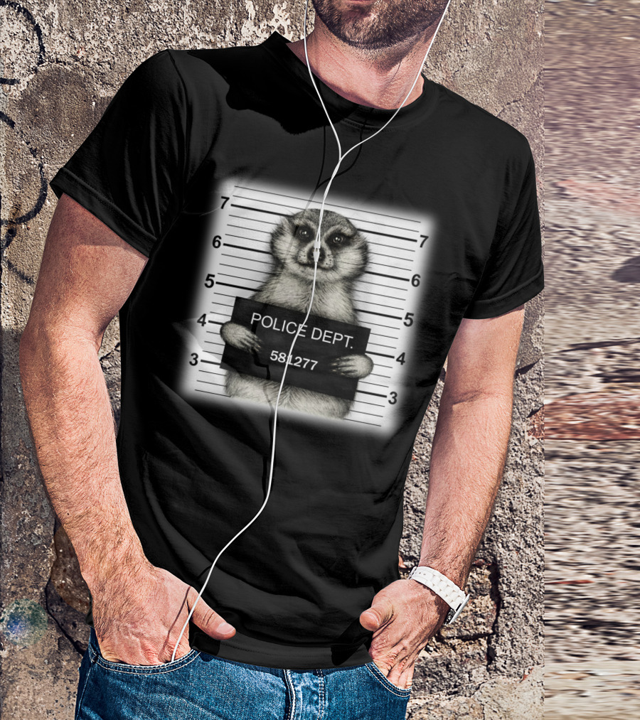Meerkat Police Dept Mugshot 581277 T-Shirt
