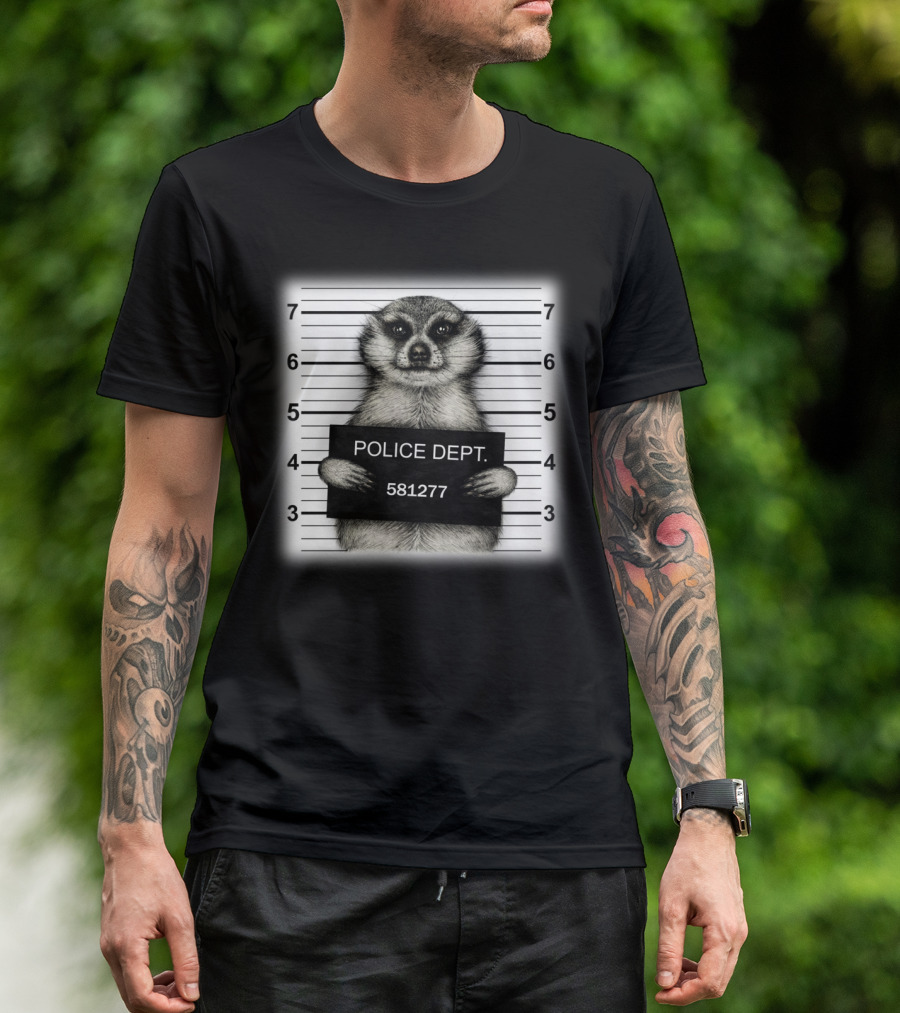 Meerkat Police Dept Mugshot 581277 T-Shirt