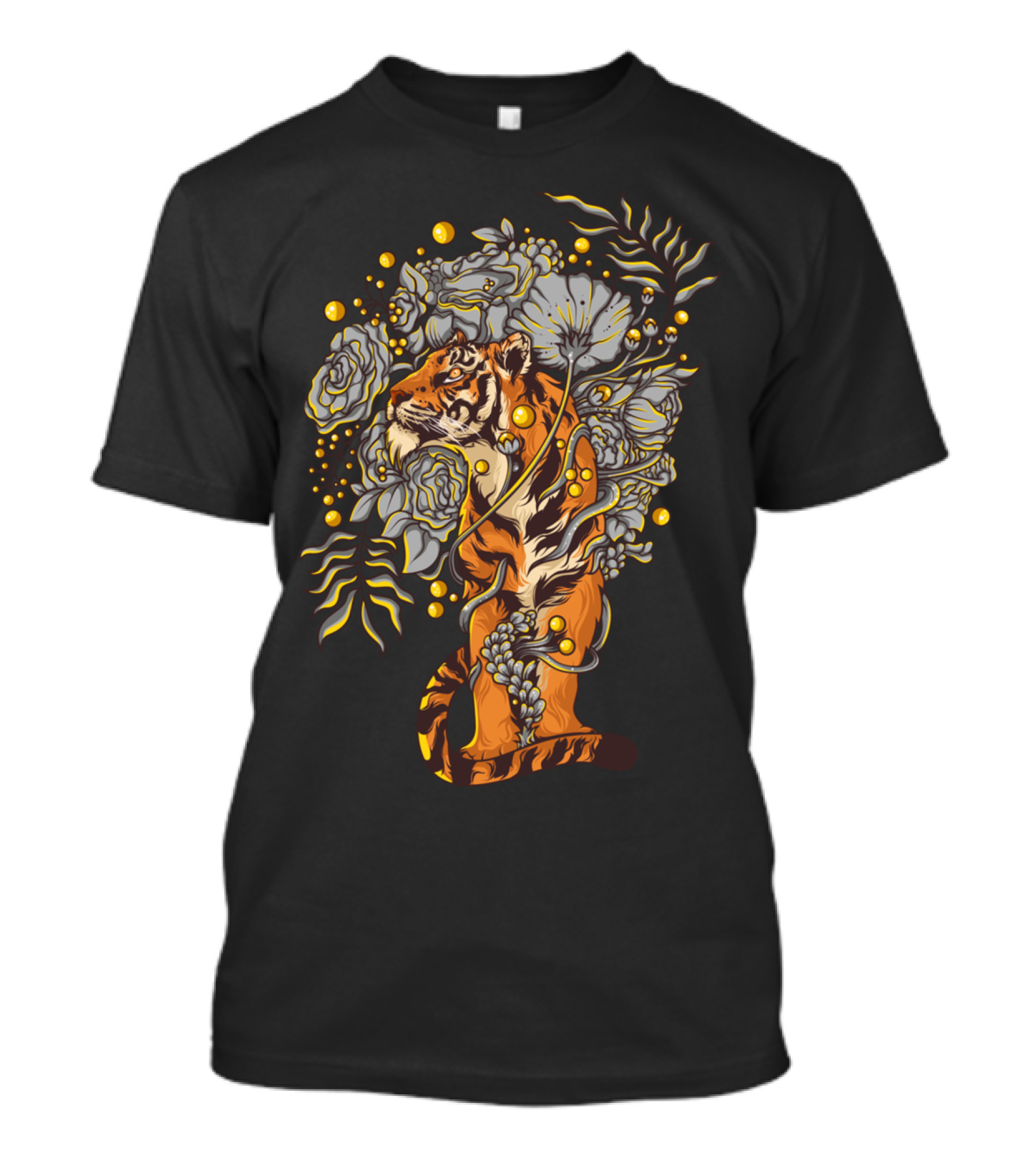 Tiger Boss Floral Majesty T-Shirt