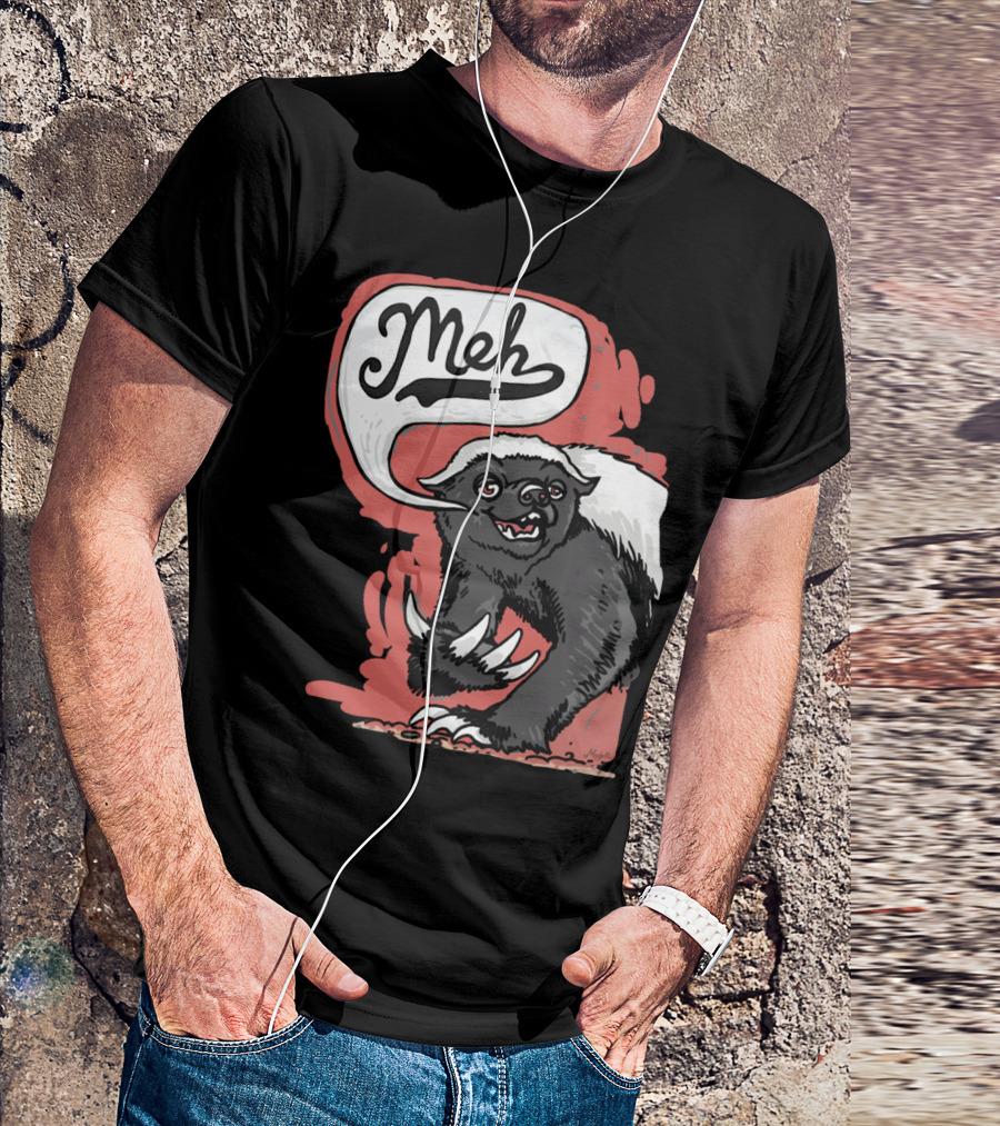 Meh Grumbles Honey Badger T-Shirt