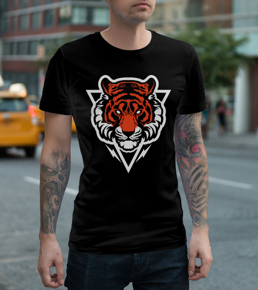 Tiger Head Triangle T-Shirt