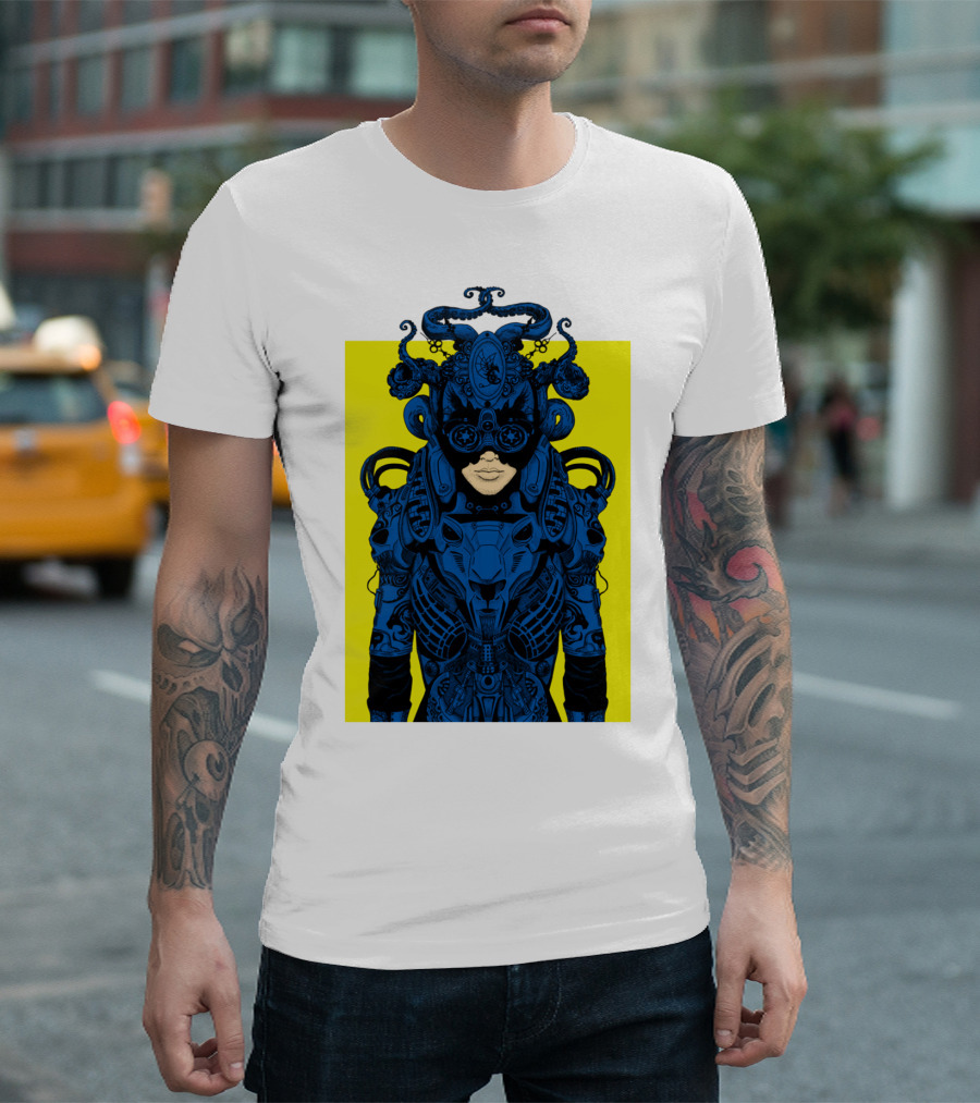 Outfit Of The Day Sci-Fi Cybernetic Futuristic Medusa T-Shirt