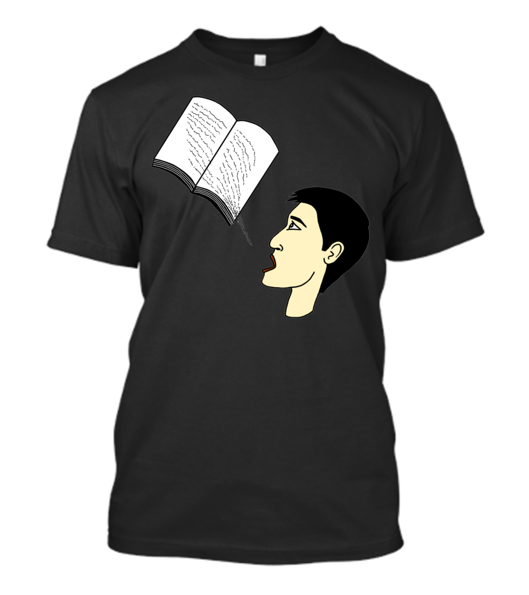 Knowledge Absorption From Open Book T-Shirt