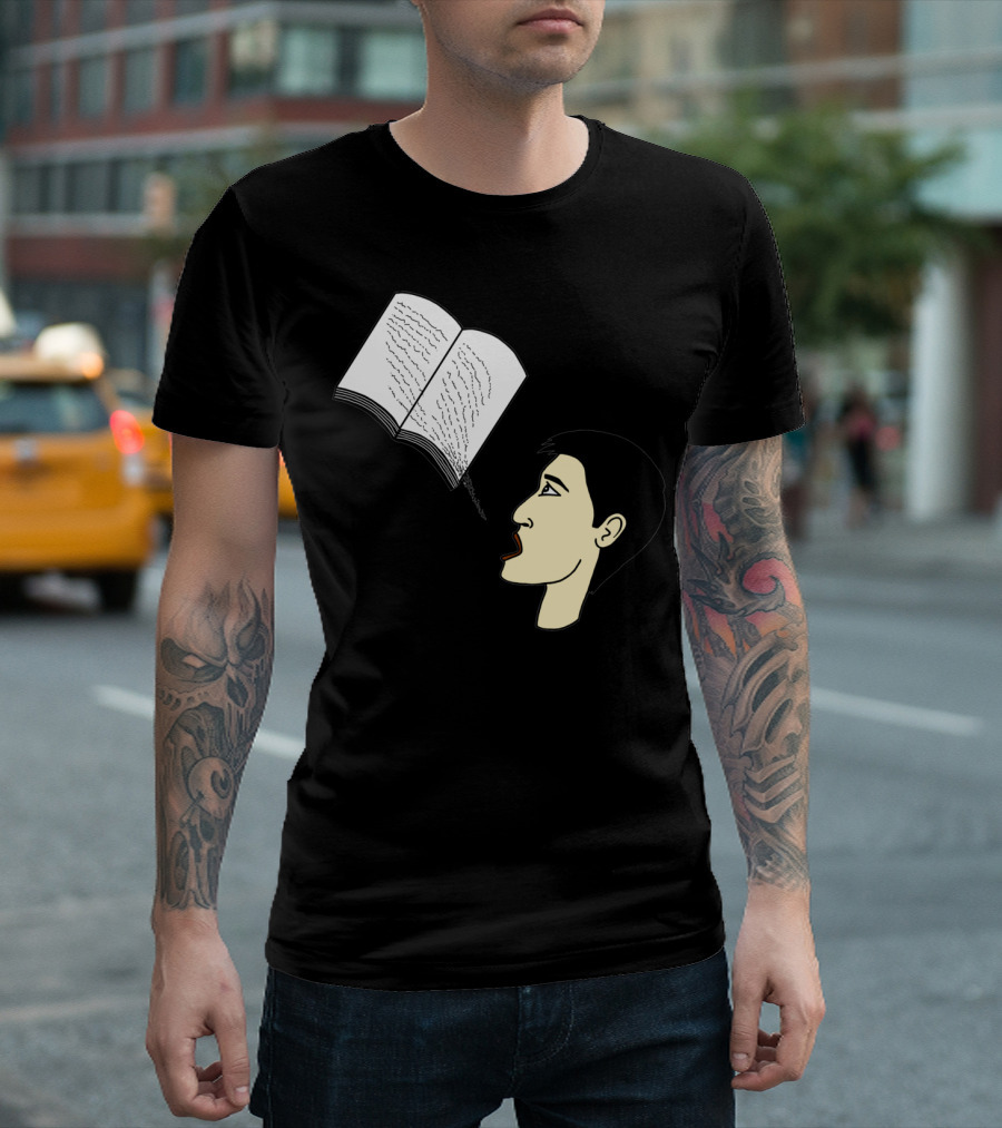 Knowledge Absorption From Open Book T-Shirt