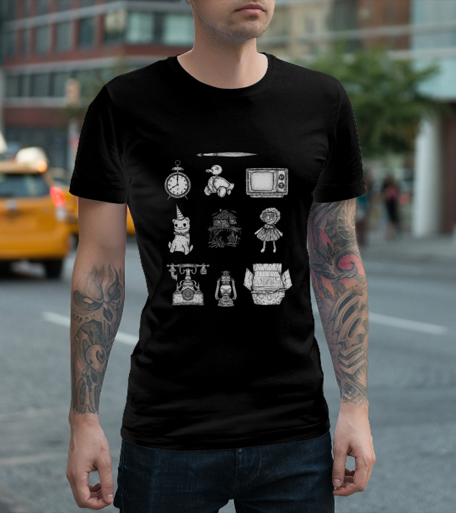 Memories Clock TV Unicorn Doll House Telephone Lamp Box Duck T-Shirt