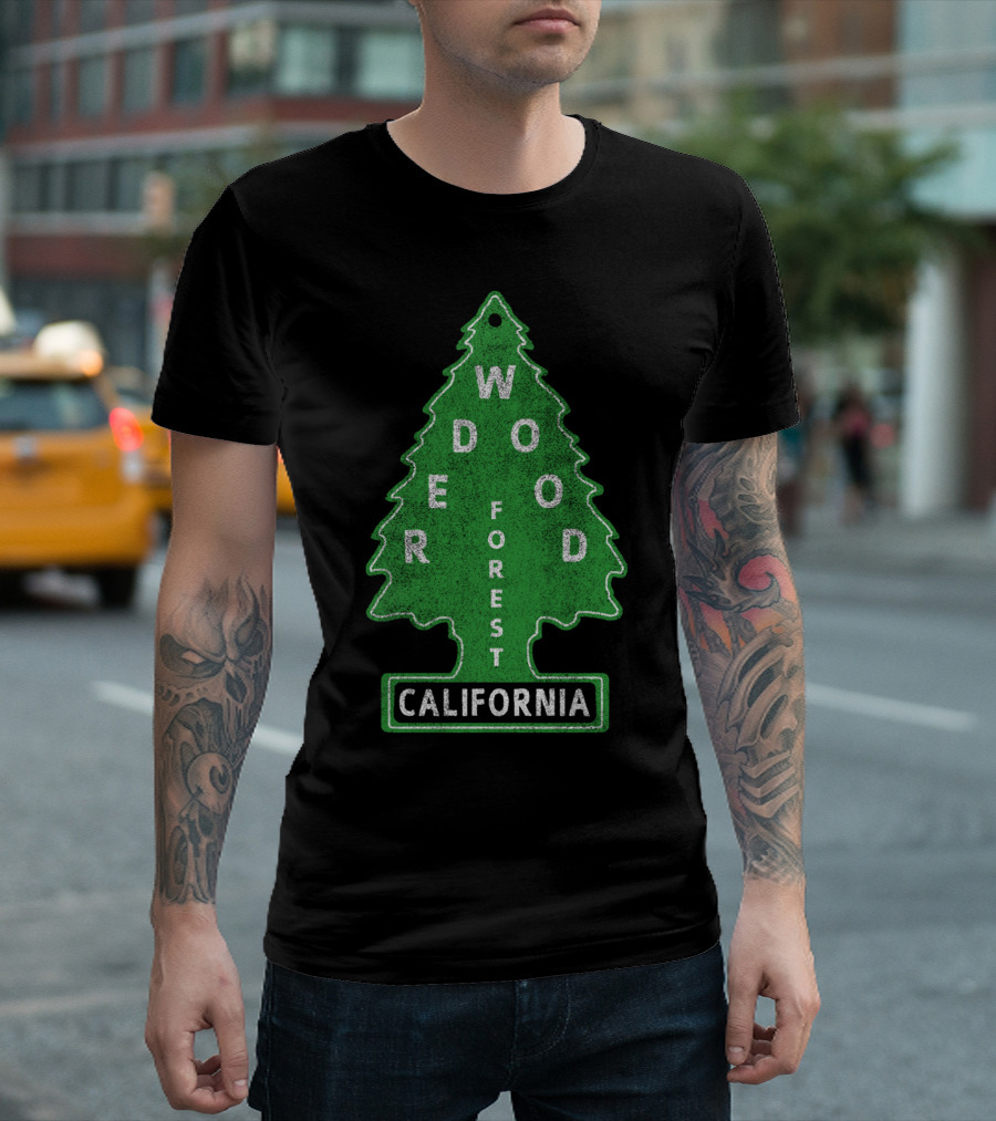 Redwood Forest California Air Freshener T-Shirt