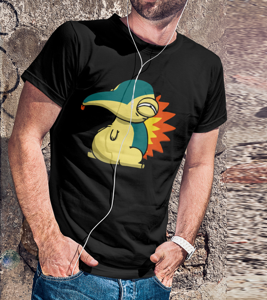 Cyndaquil Flame Pokémon Character T-Shirt