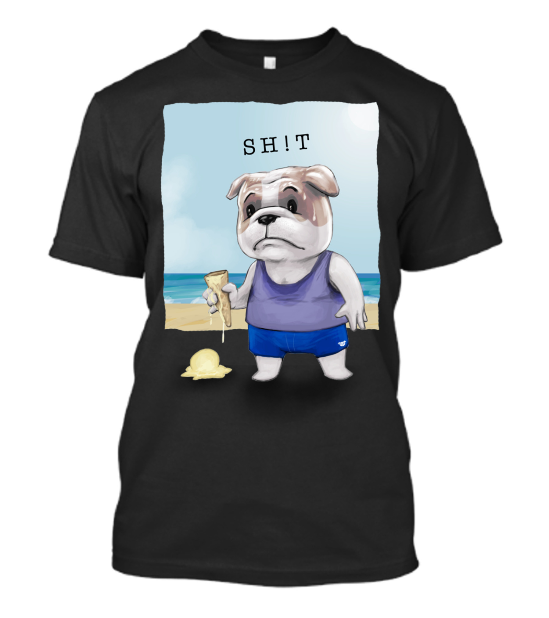 SHT Ice Cream Fail Bulldog T-Shirt