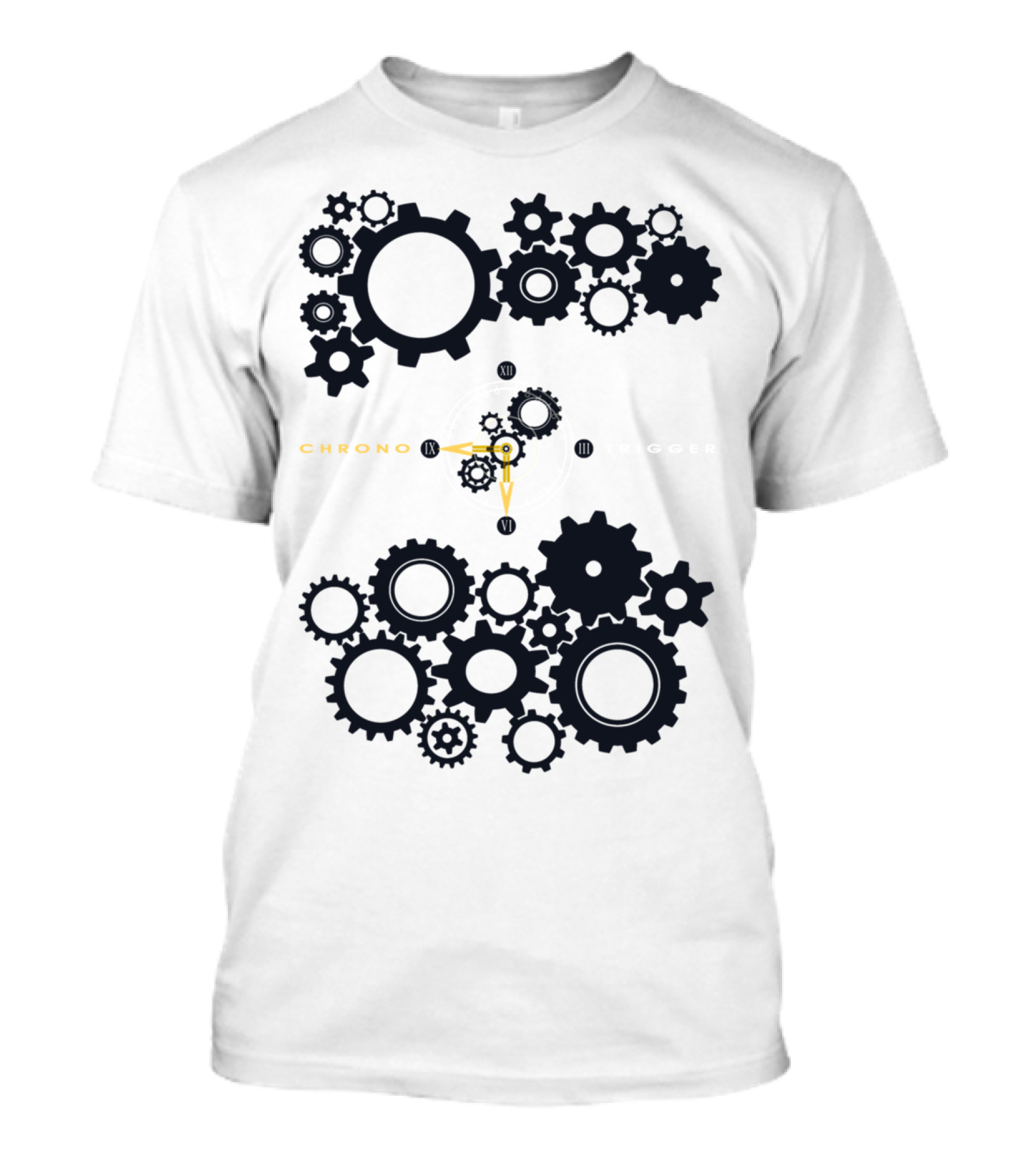 Chrono Trigger Clock Gears T-Shirt