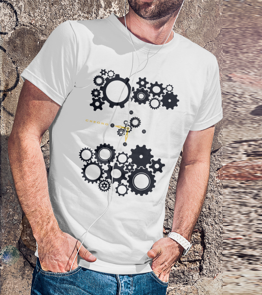 Chrono Trigger Clock Gears T-Shirt