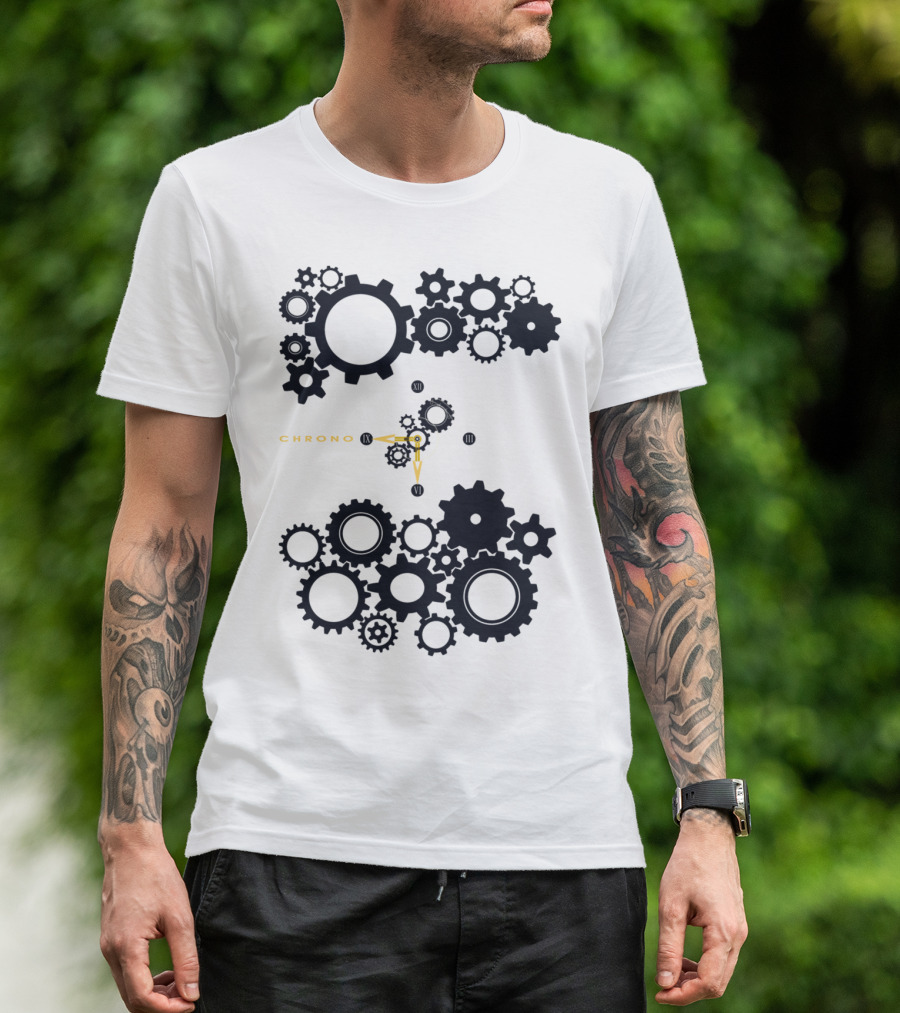 Chrono Trigger Clock Gears T-Shirt