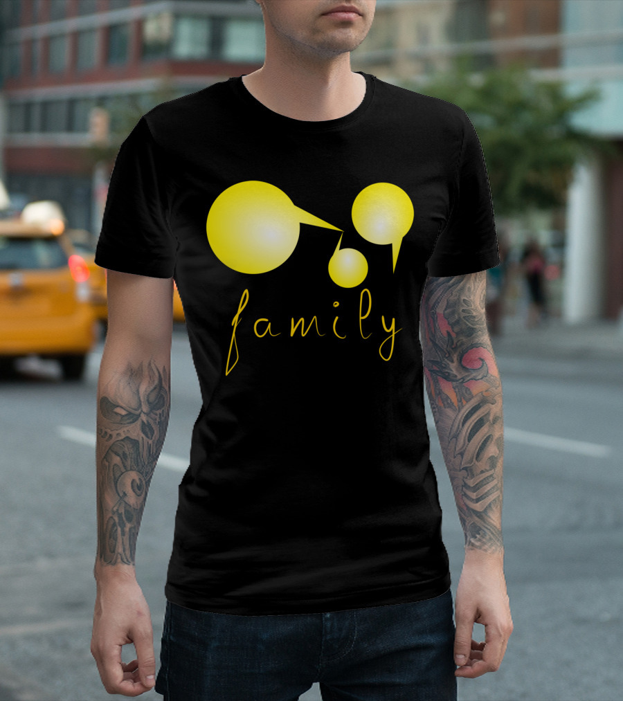 Family Dad Mom And Me This Is Our Family T-Shirt