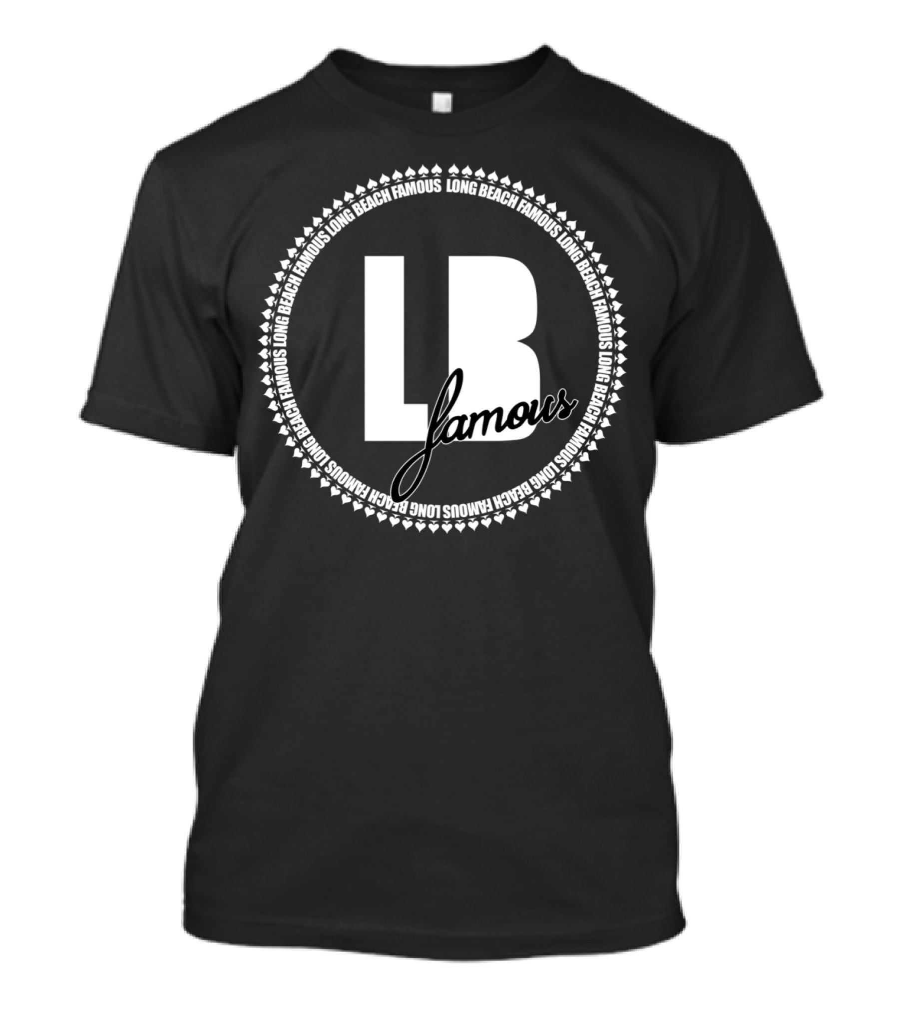 Long Beach Famous LB Spades Circle T-Shirt