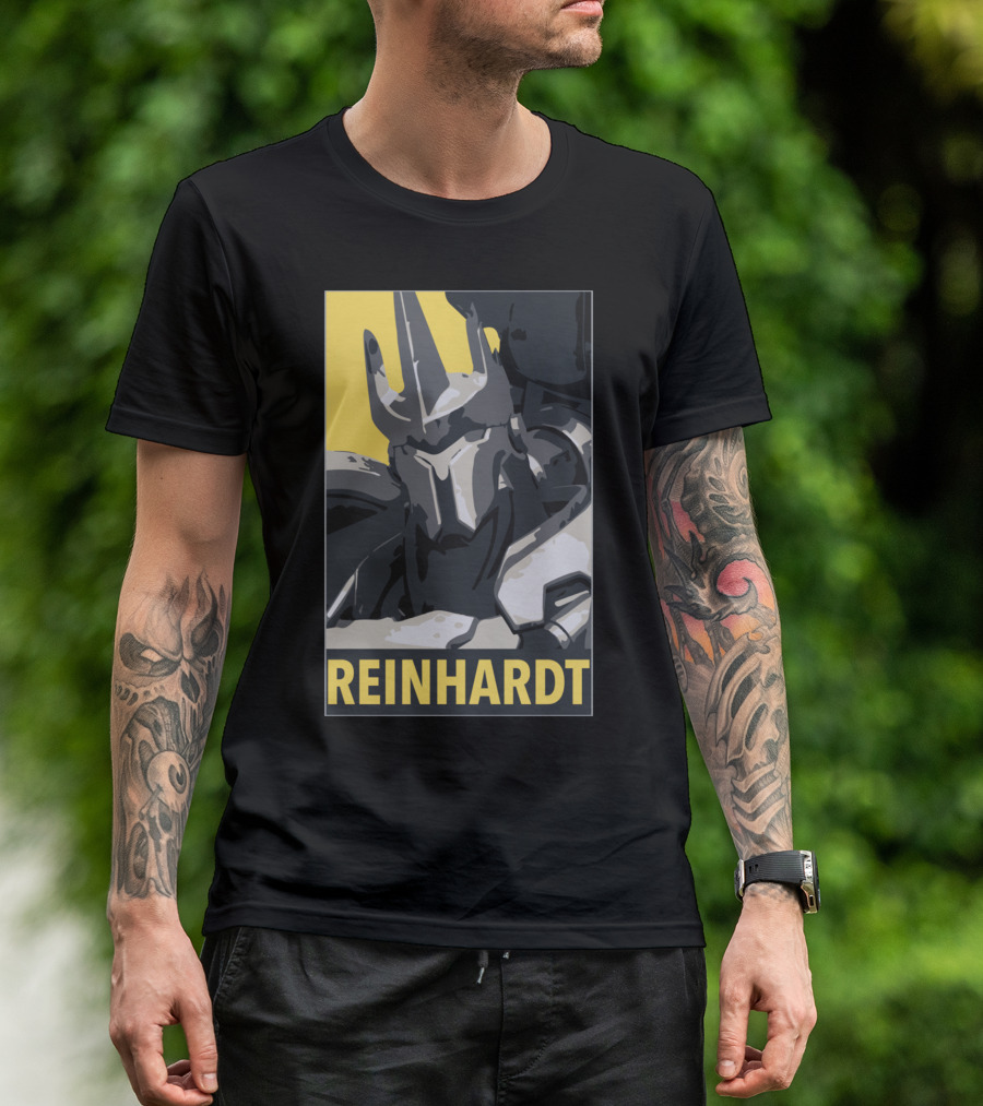 Reinhardt HOPE Propaganda Style Armor T-Shirt