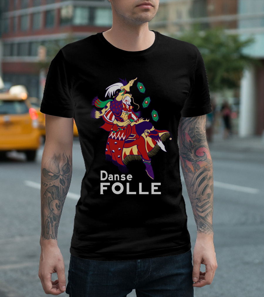 Danse Folle Colorful Harlequin Dance T-Shirt