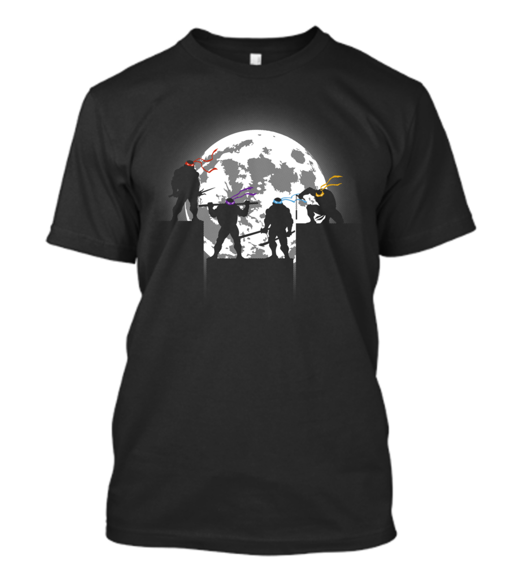 Night Shadows Teenage Mutant Ninja Turtles Quartet Moonlit T-Shirt