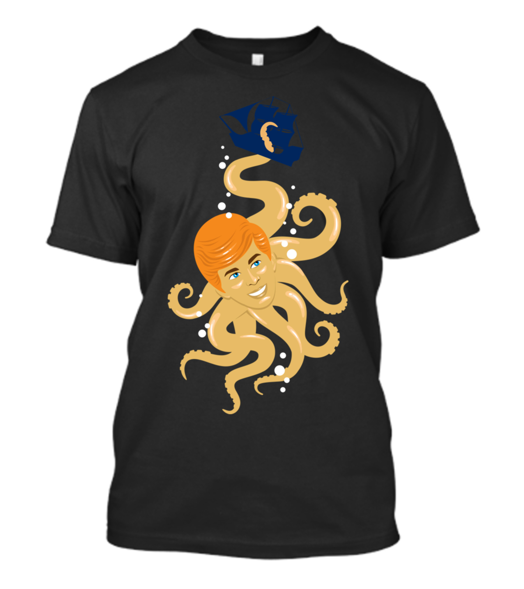 Release The Kra Ken Octopus Head T-Shirt