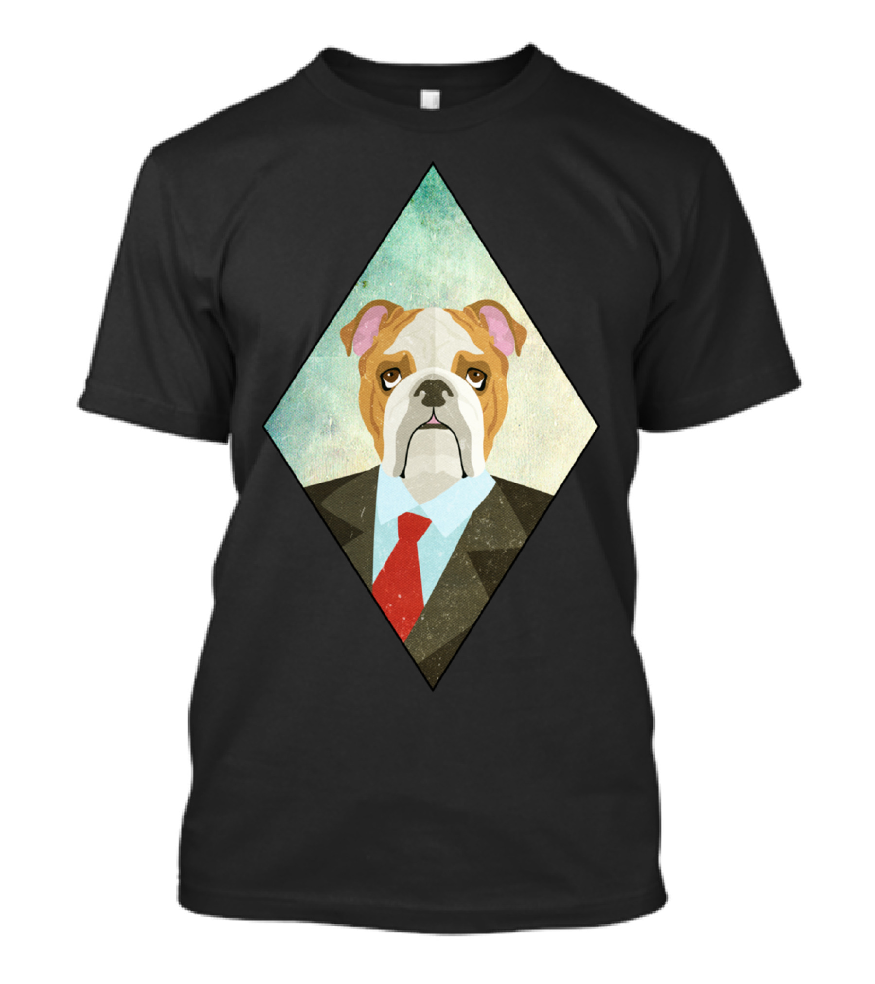 Mr. Woof Bulldog In Suit And Tie T-Shirt