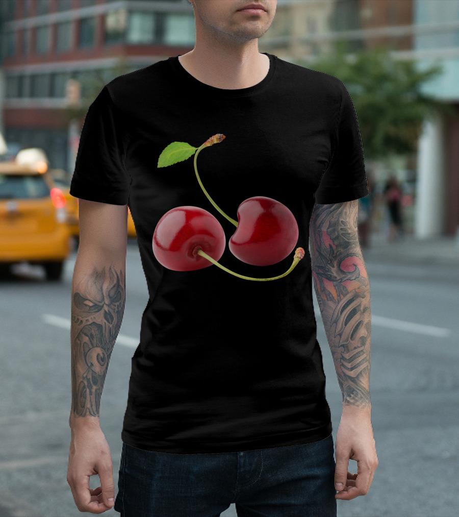 Sweet Cherries Sti Juicy Red Fruit T-Shirt