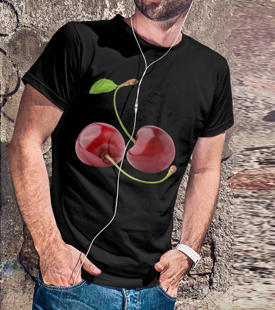 Sweet Cherries Sti Juicy Red Fruit T-Shirt