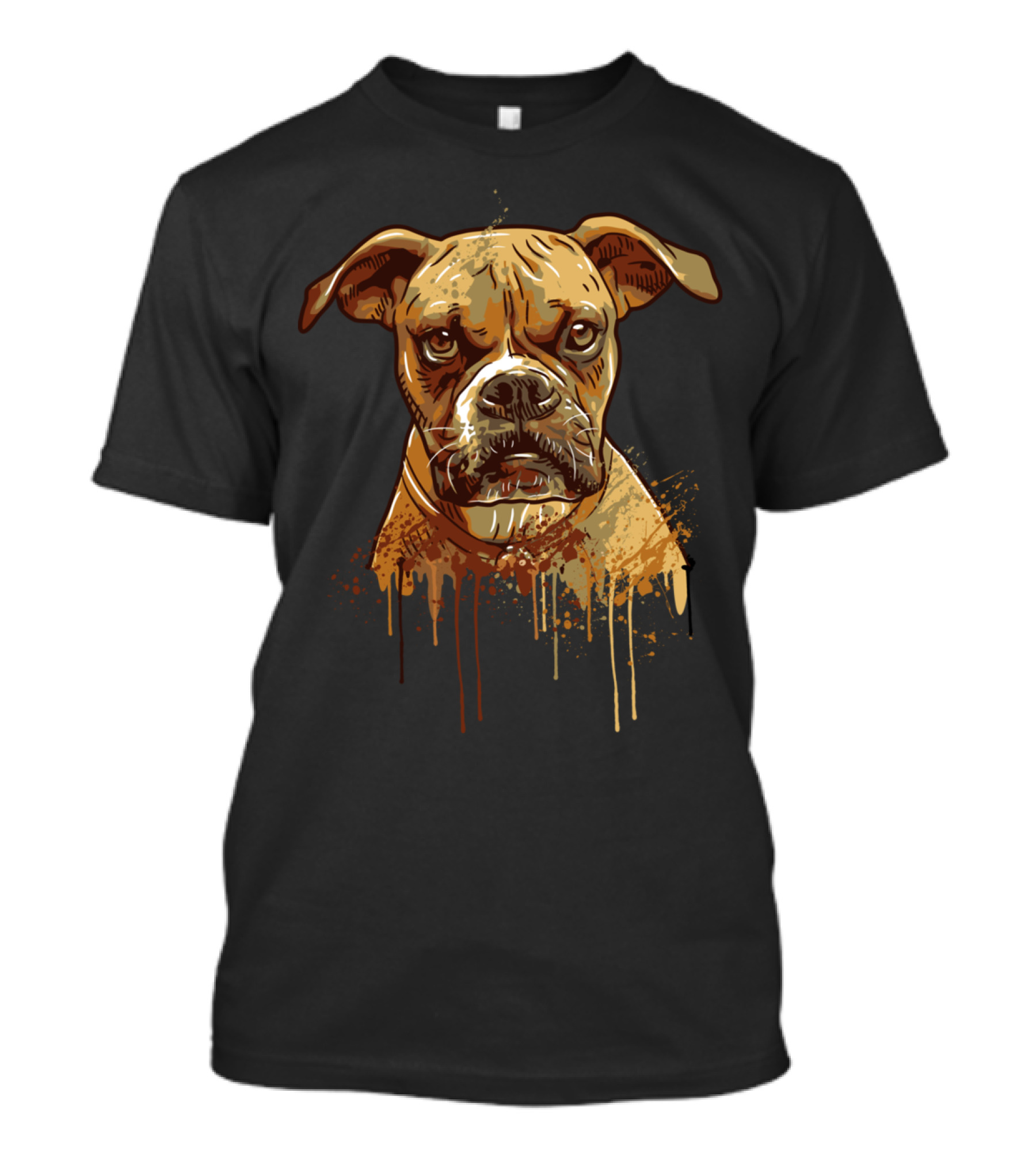 Paint My Dog Boxer Drip T-Shirt