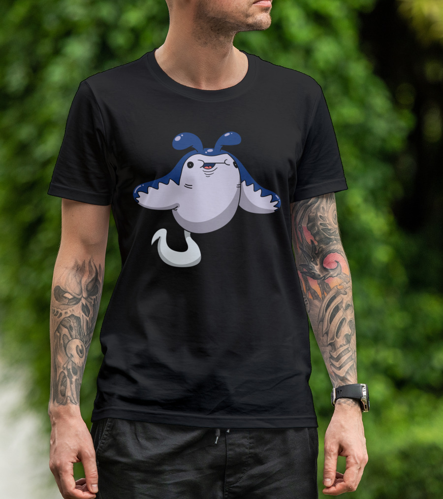 Shubby Stingray Cute Cartoon Character T-Shirt