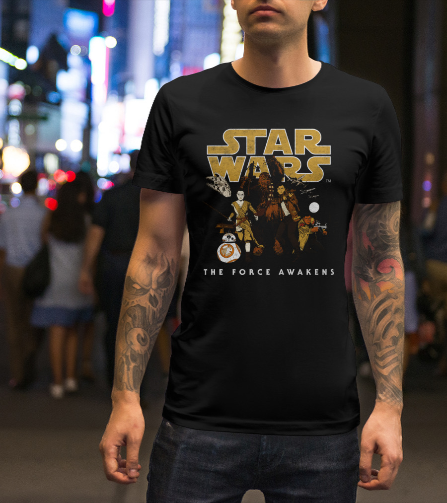 Star Wars The Force Awakens Resistance Victory T-Shirt