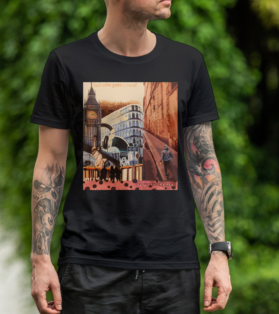Infinite Patterns Of Broadway And Big Ben Wandering Soul T-Shirt