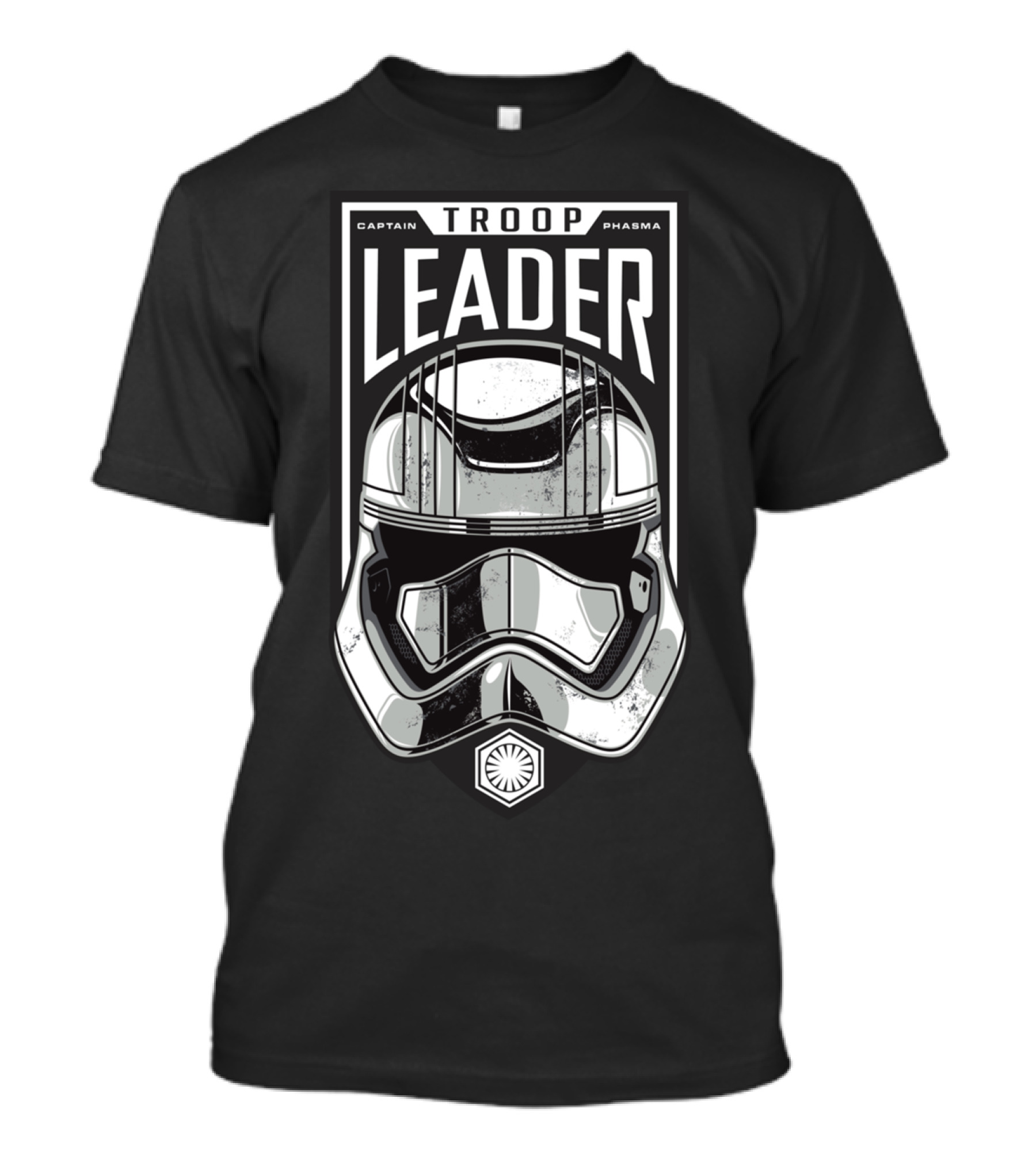 Captain Phasma Troop Leader Helmet Star Wars First Order T-Shirt