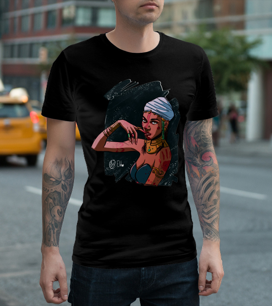 Woman Of The Tribe Art By Elos EW T-Shirt