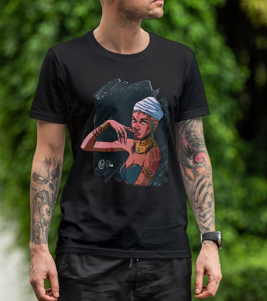 Woman Of The Tribe Art By Elos EW T-Shirt