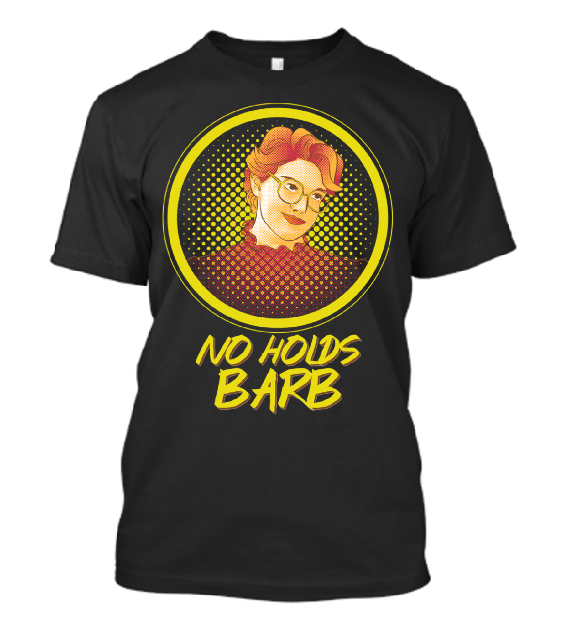 NO HOLDS BARB Retro Style Comic T-Shirt