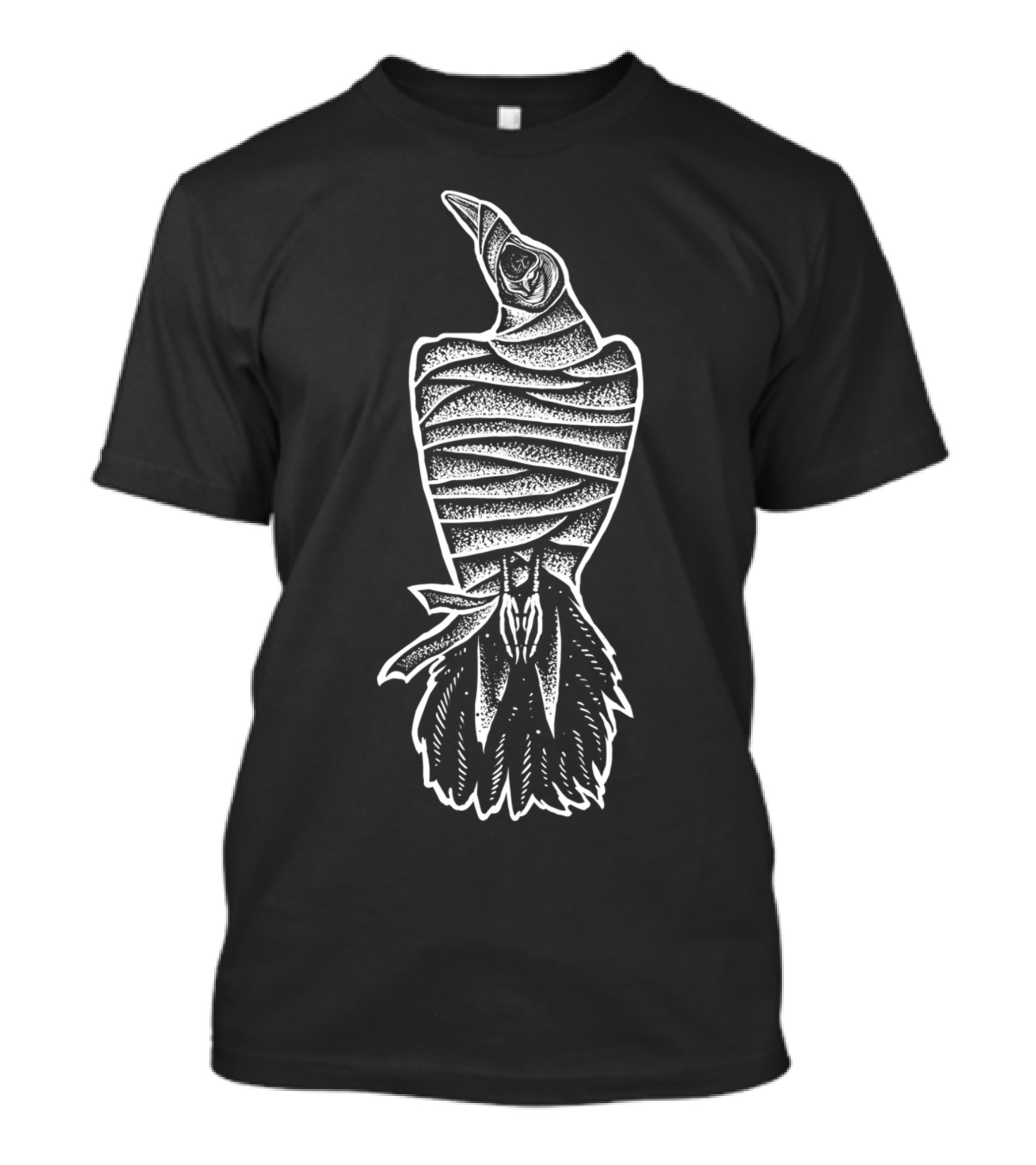 Mummy Crow Wrapped In Bandages T-Shirt