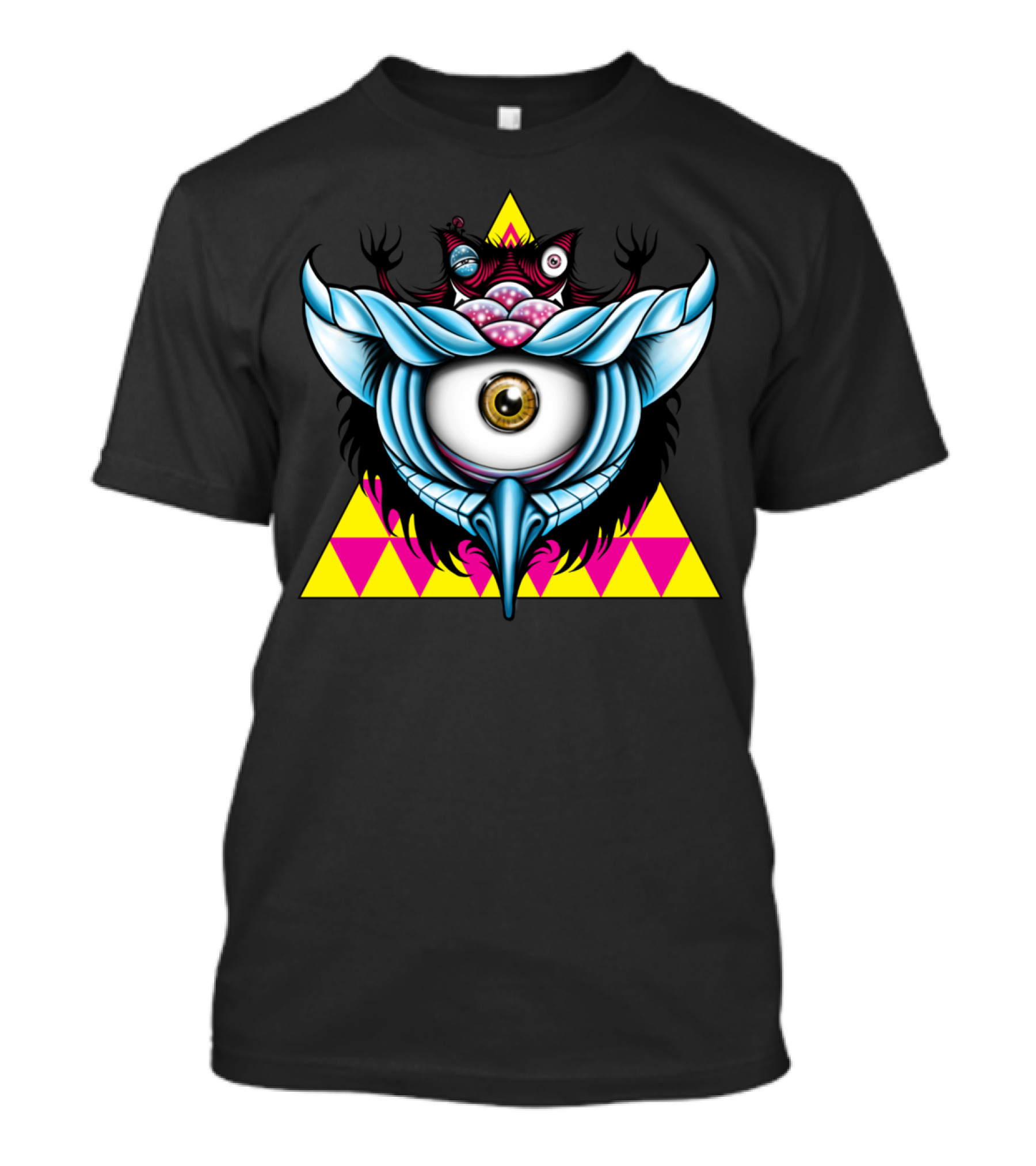 Inter Dimensional Cyclops Owl Triangle Vision T-Shirt