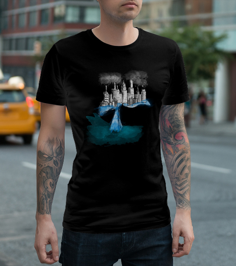 Take Care Of Nature Urban City Pollution Balance T-Shirt