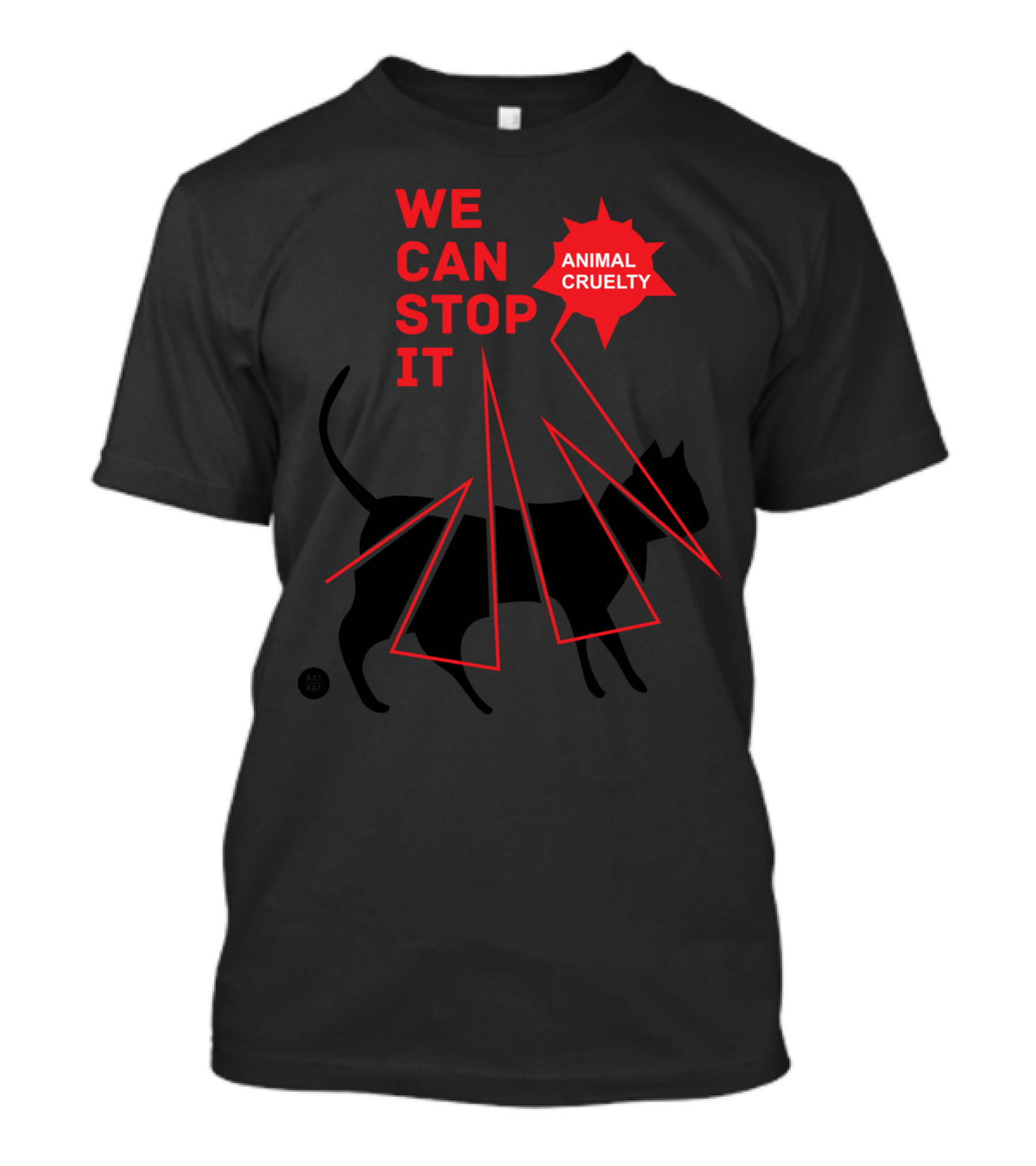 We Can Stop Animal Cruelty Take Care Of Your Cat T-Shirt