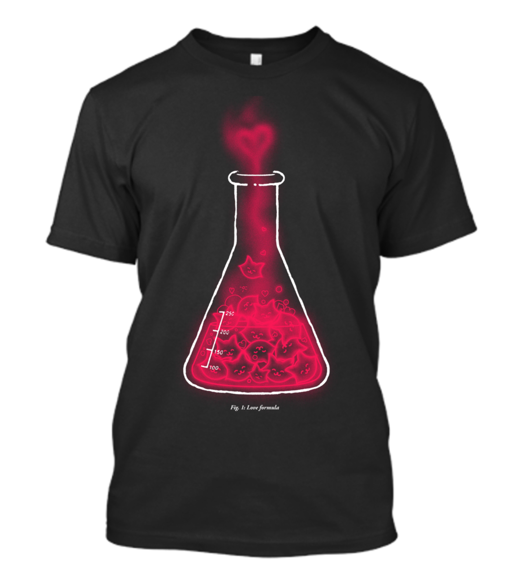 Fig. 1: Love Formula Cats T-Shirt