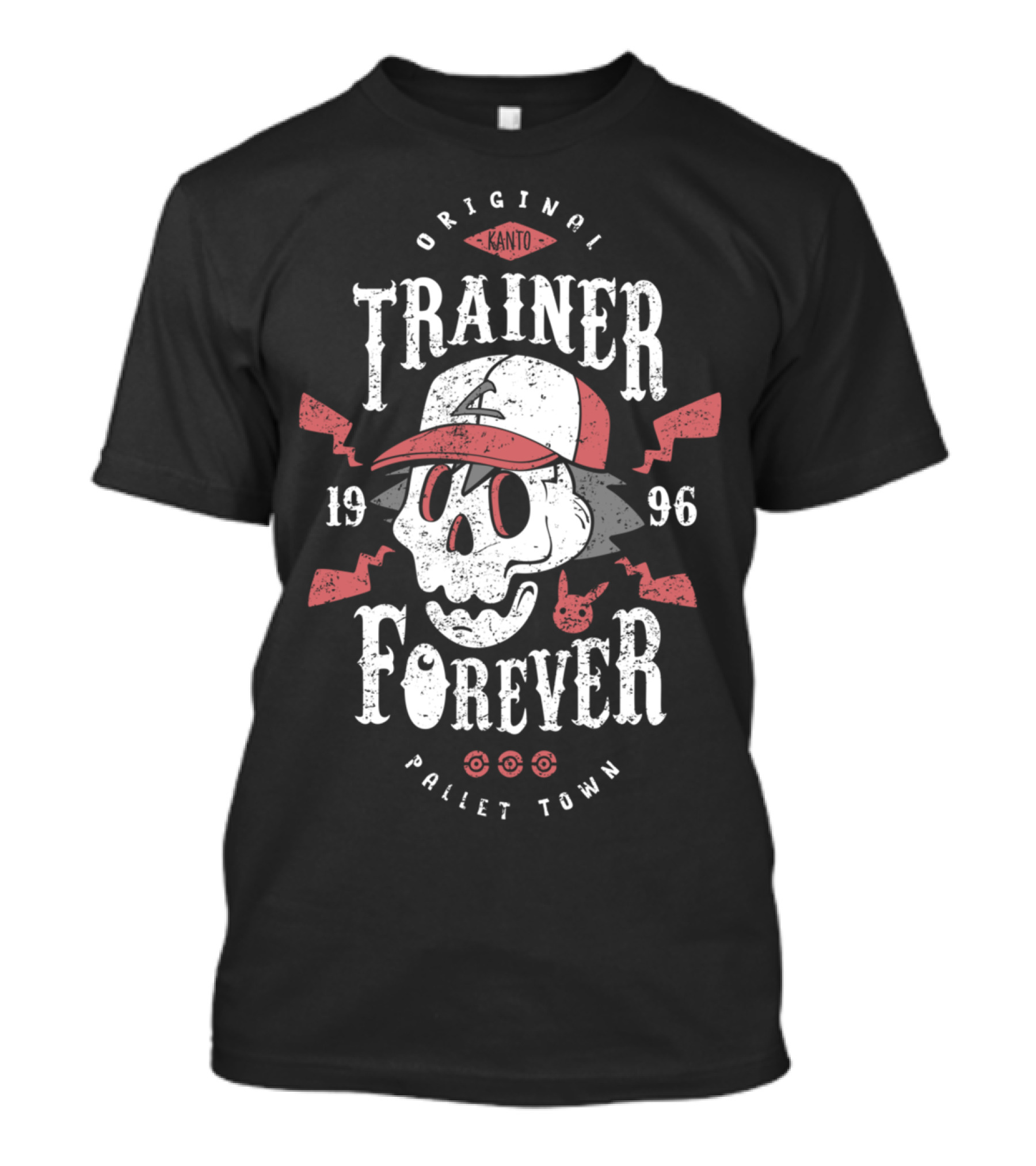Original Kanto Trainer Forever 1996 Pallet Town T-Shirt