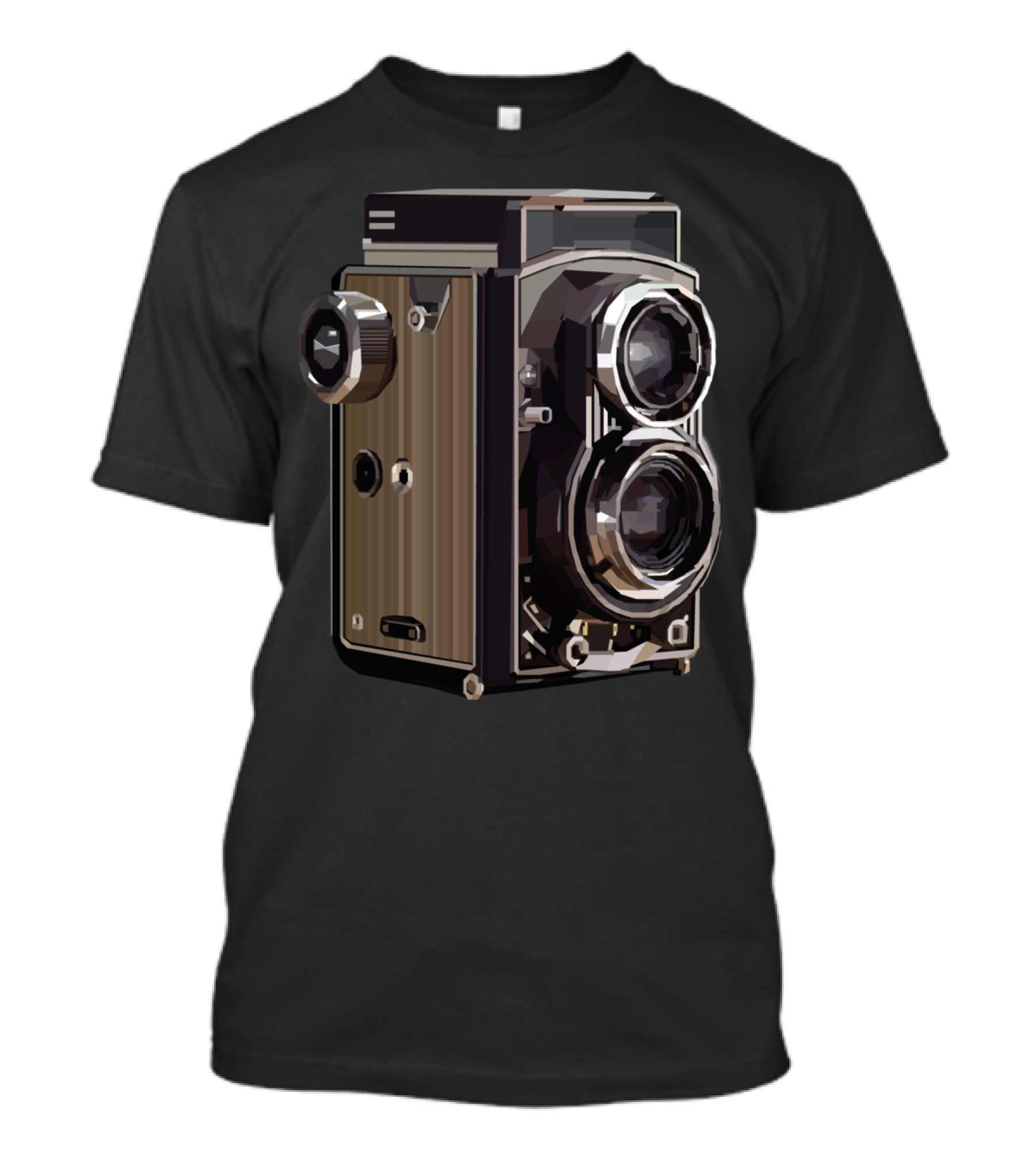 Vintage Twin Lens Reflex Retro Camera T-Shirt