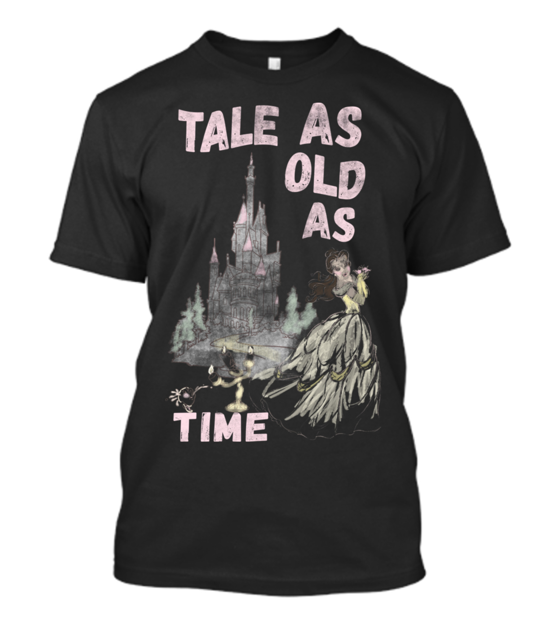 Beauty And The Beast Tale As Old As Time Castle And Belle T-Shirt