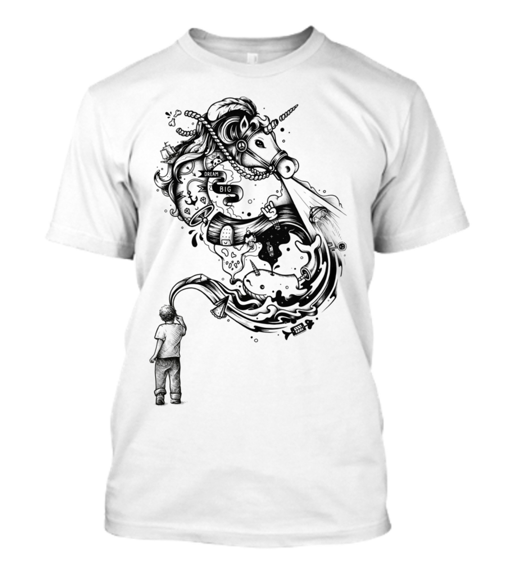 Dream Big Prodigy Unicorn Vision T-Shirt