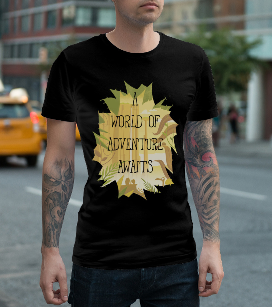 A World of Adventure Awaits Jungle Safari T-Shirt