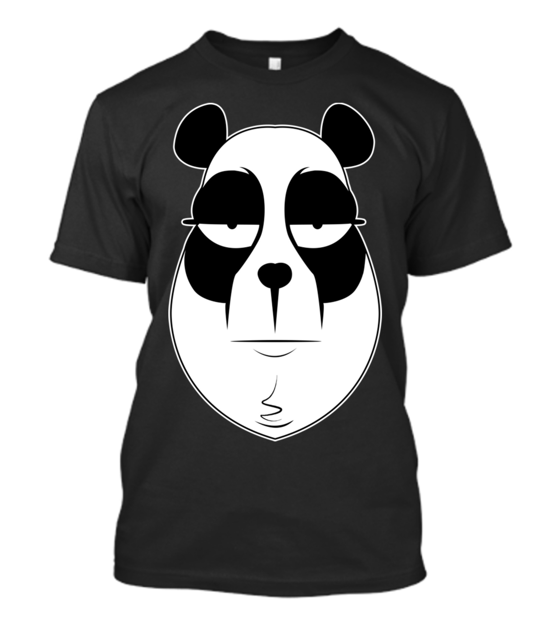 Panduh Panda Face With Relaxed Expression T-Shirt