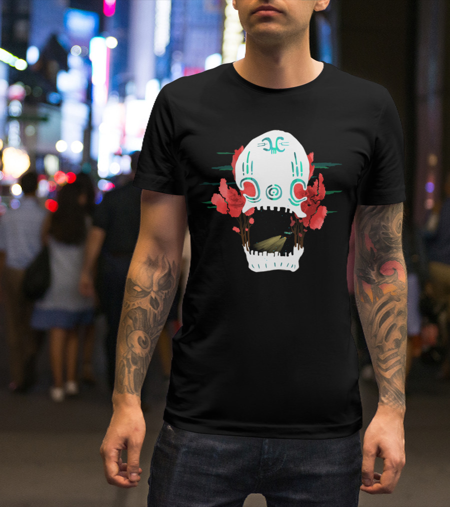 Traveler Skull Forest Road Adventure T-Shirt