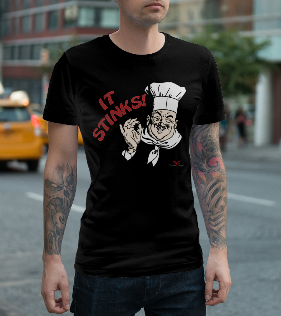 It Stinks Chef Hand Gesture T-Shirt