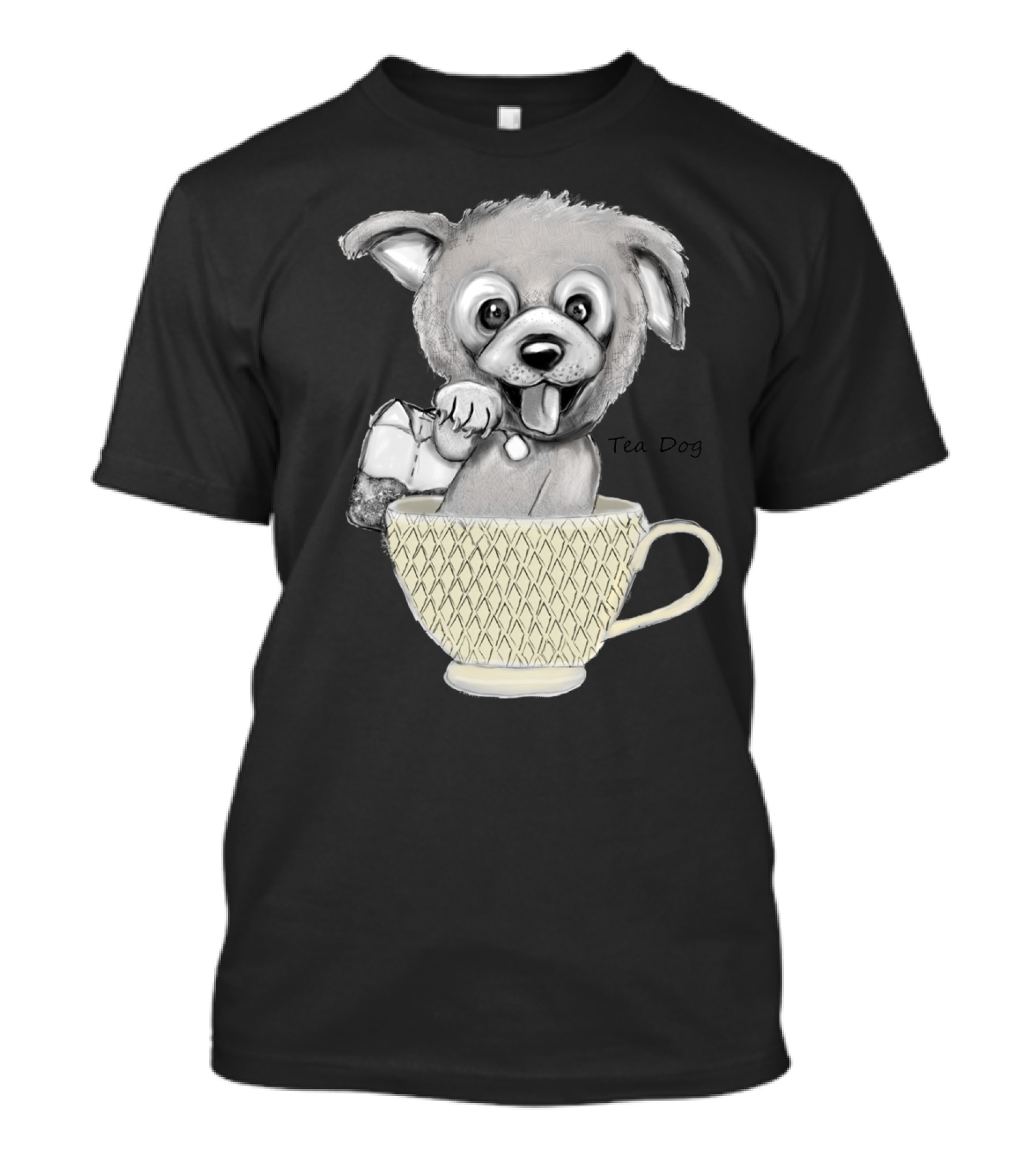 Tea Dog In Teacup With Bag T-Shirt