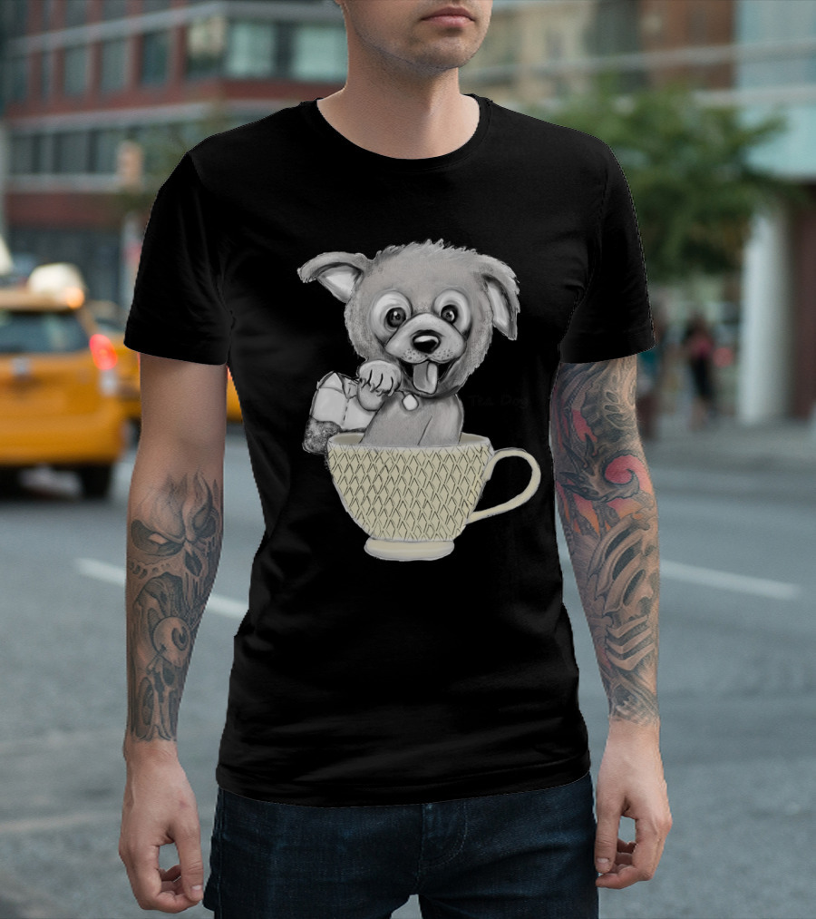Tea Dog In Teacup With Bag T-Shirt
