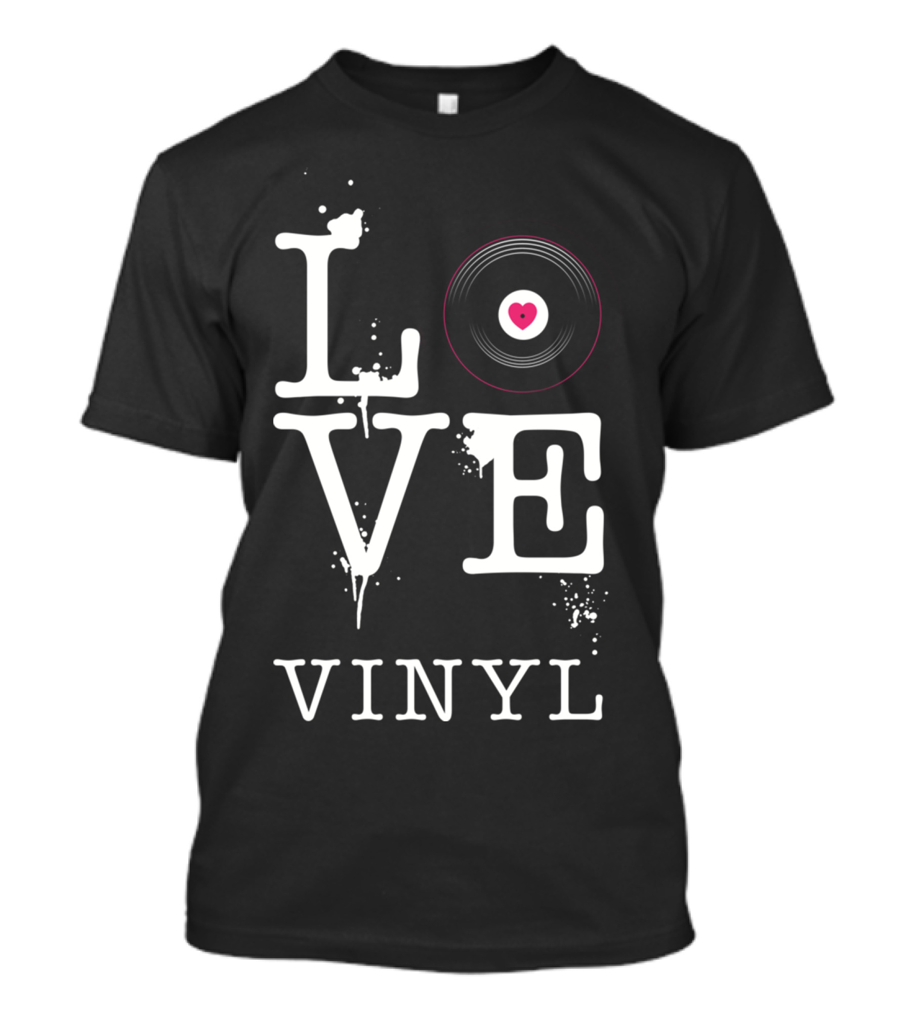 LOVE Vinyl Heart Record T-Shirt